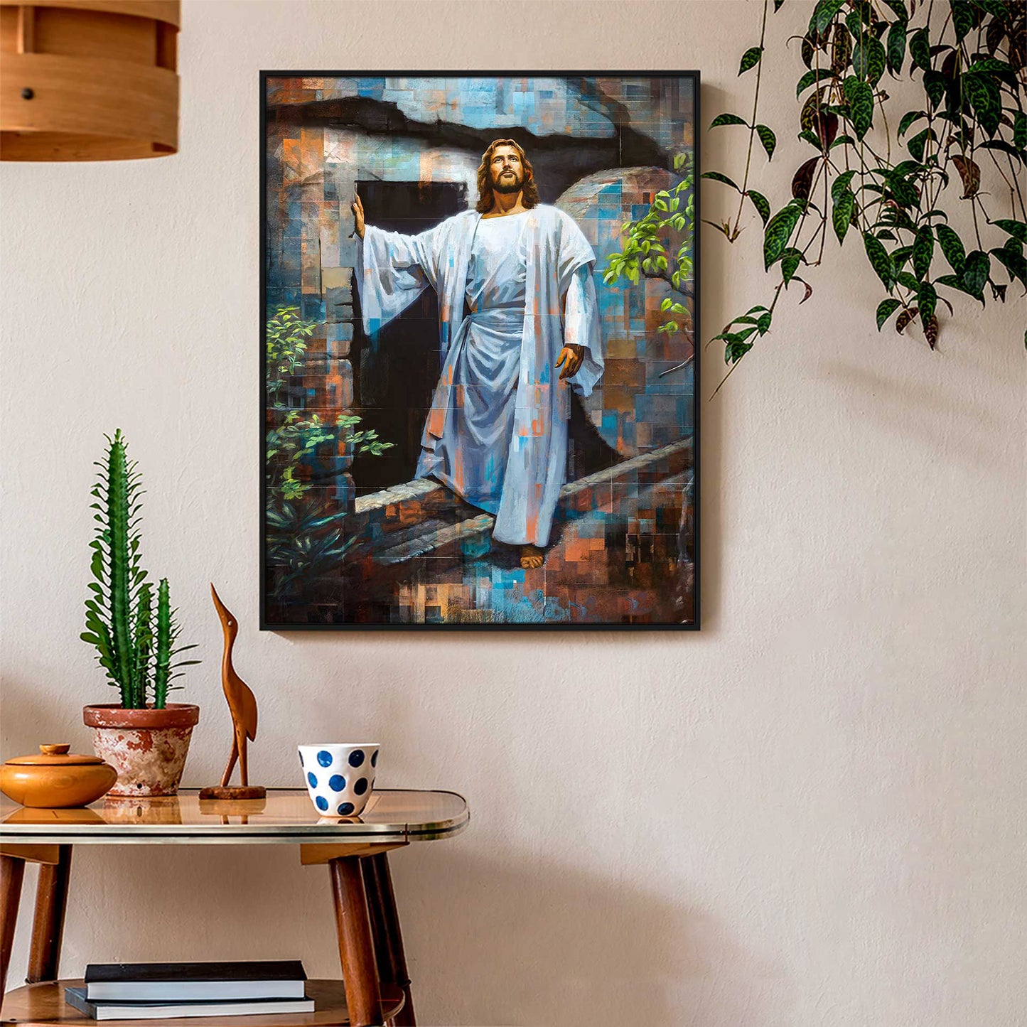 The Resurrection of Jesus Grid Art – Inspiring Christian Wall Decor