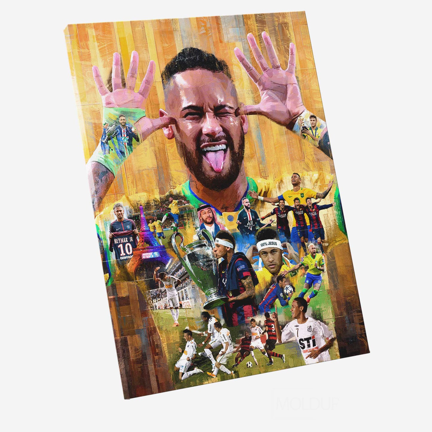 Neymar’s Legacy Painting – Tribute to a Football Icon