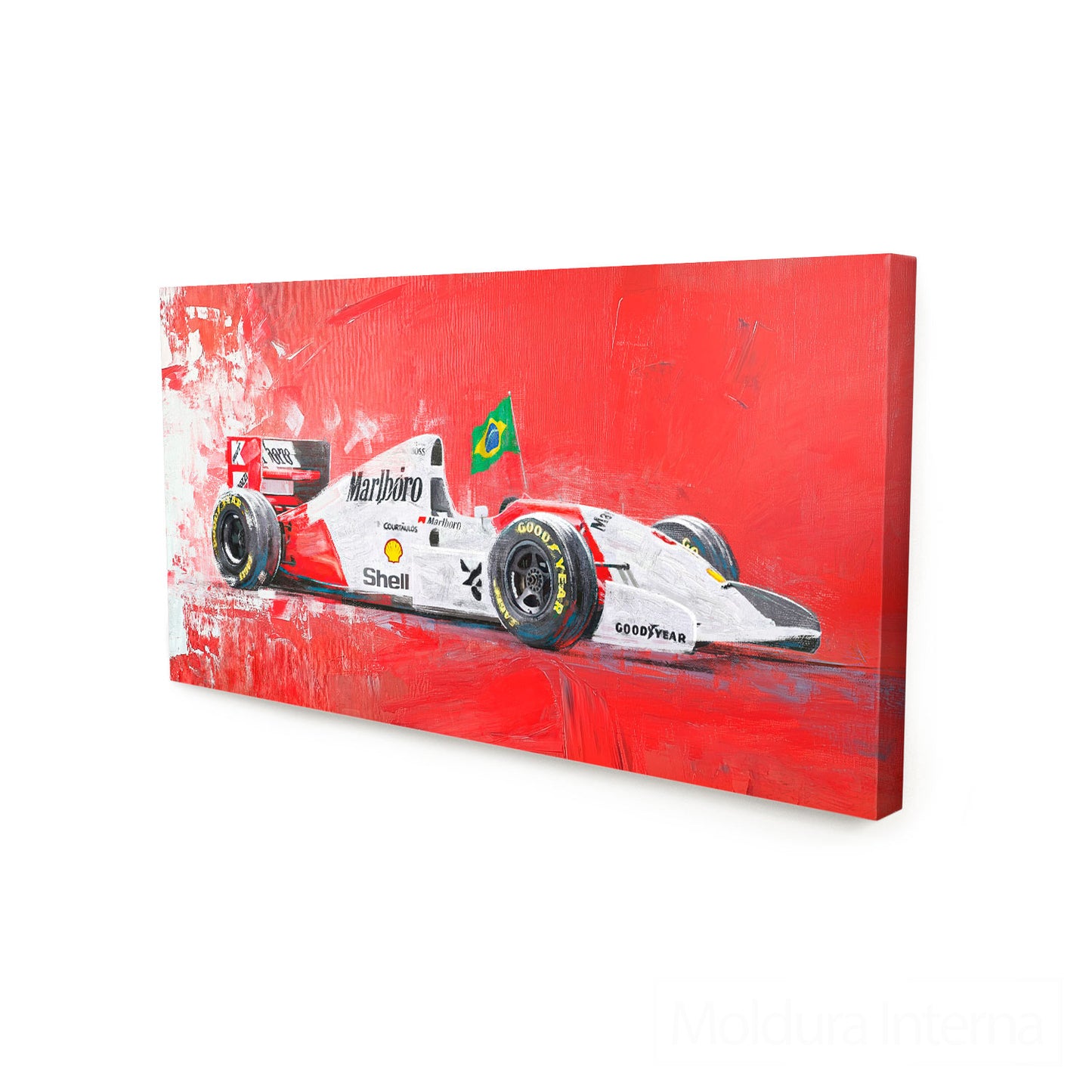 McLaren MP4/4 Frame – Tribute to Ayrton Senna & Racing Legacy