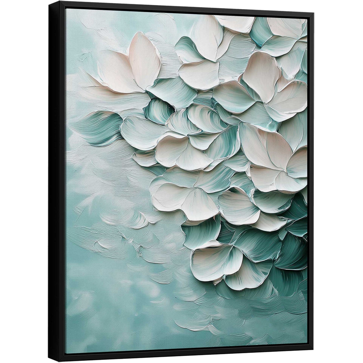 Abstract Painting – Petals in the Wind