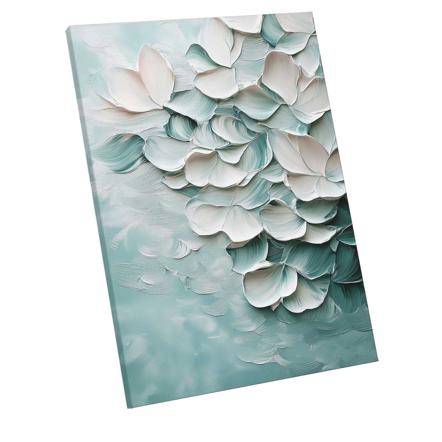 Abstract Painting – Petals in the Wind