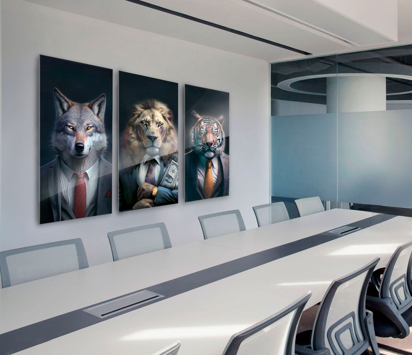 office-animals-motivational-wall-art
