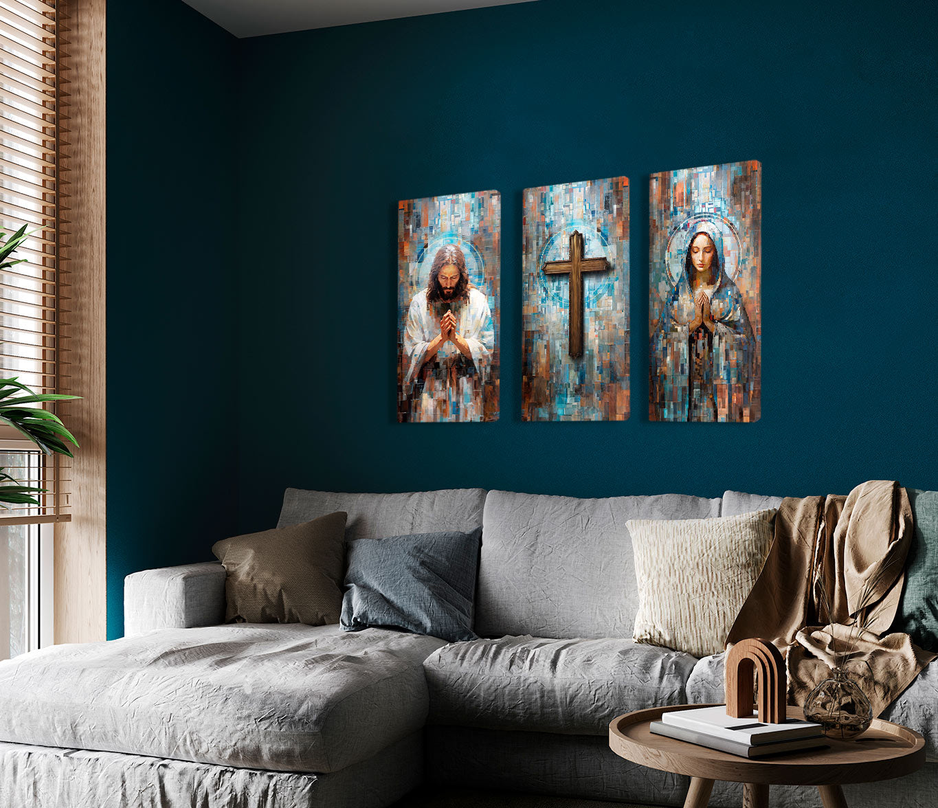 jesus-and-mary-abstract-grid-canvas-print