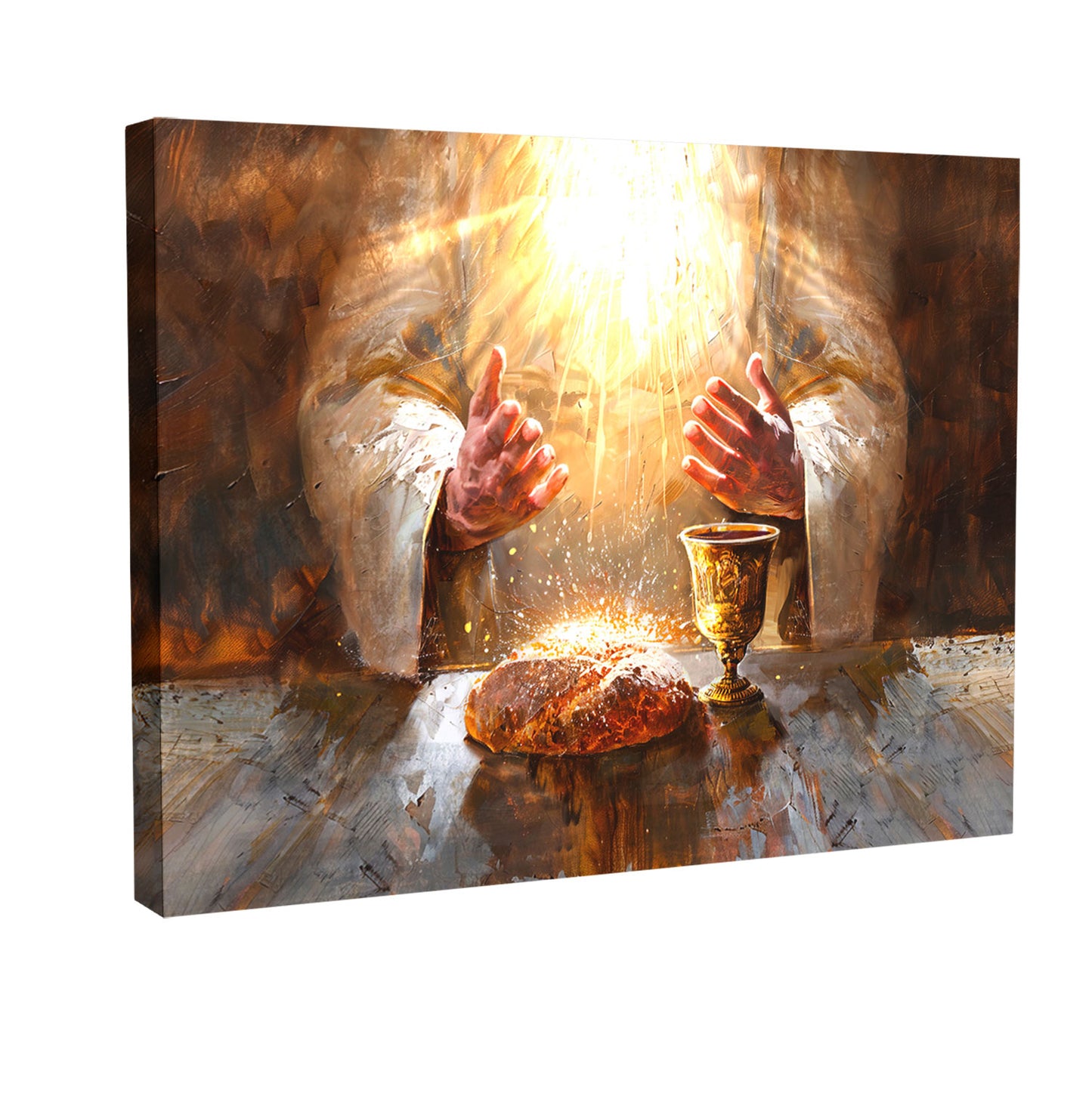 Divine Communion Breaking of Bread and Wine