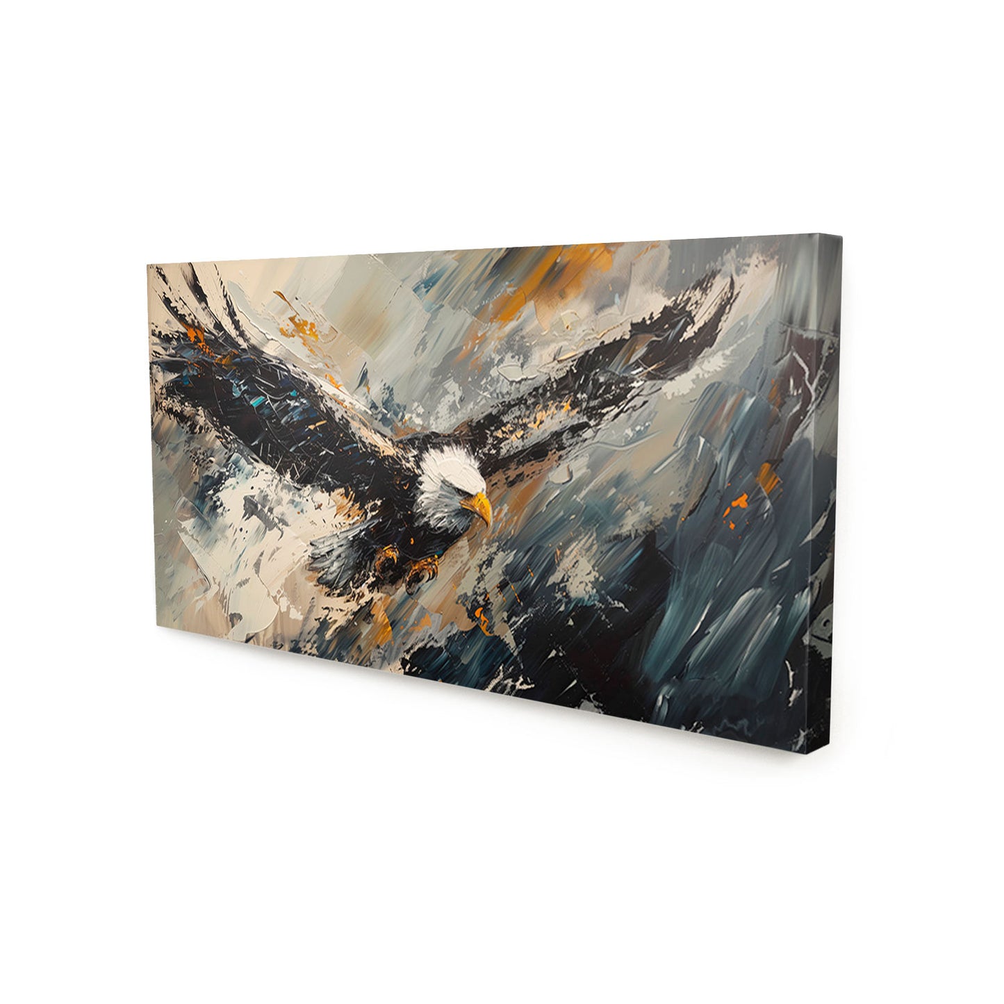 Wild Flight Eagle Vision Abstract Painting Art