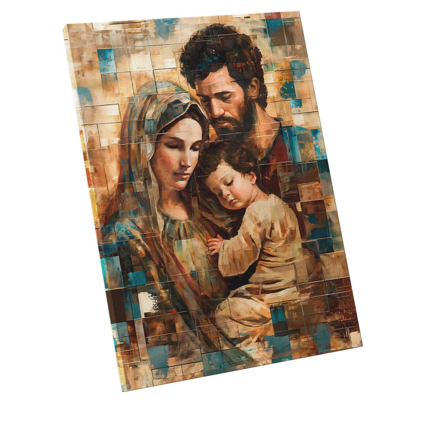 holy-family-abstract-grid-art-frame