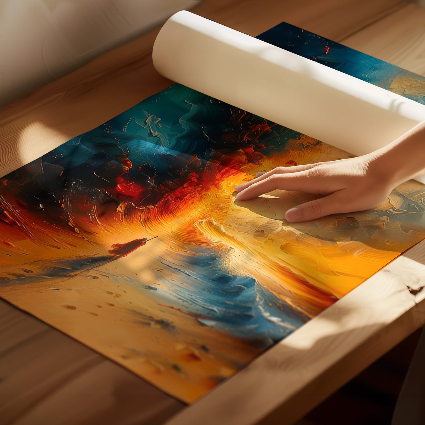 Abstract Painting Division of the Waters