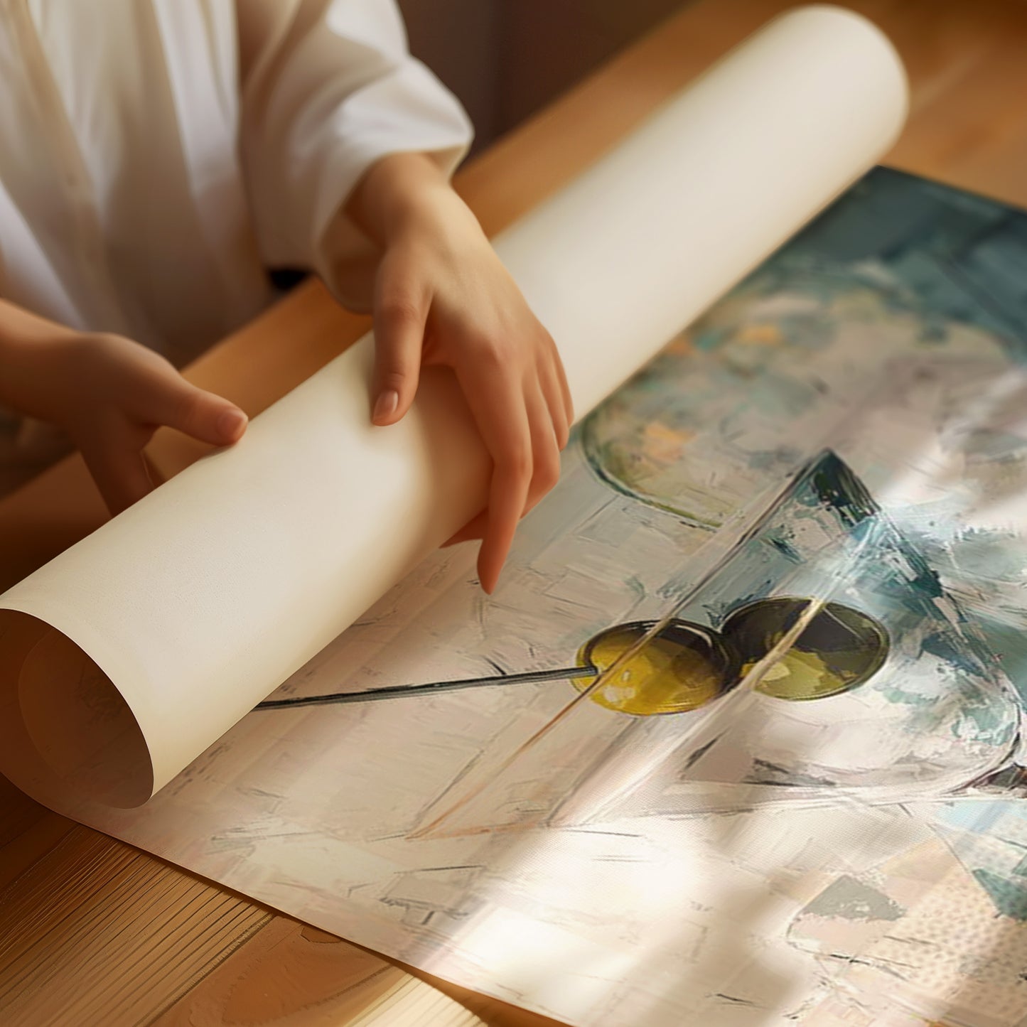 Dry Martini Wall Art Framed Decor