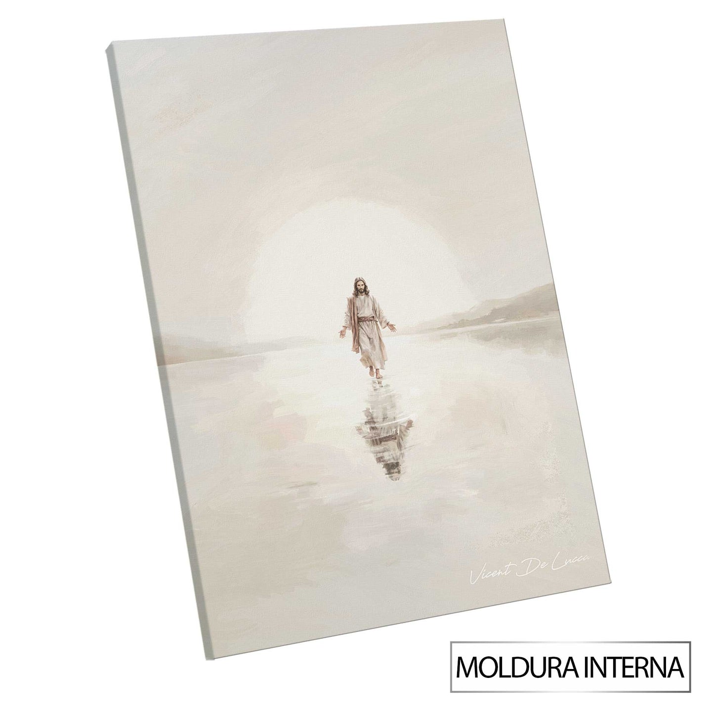 Part of the Minimalist Collection, understated Christian wall art for Scandinavian interiors.