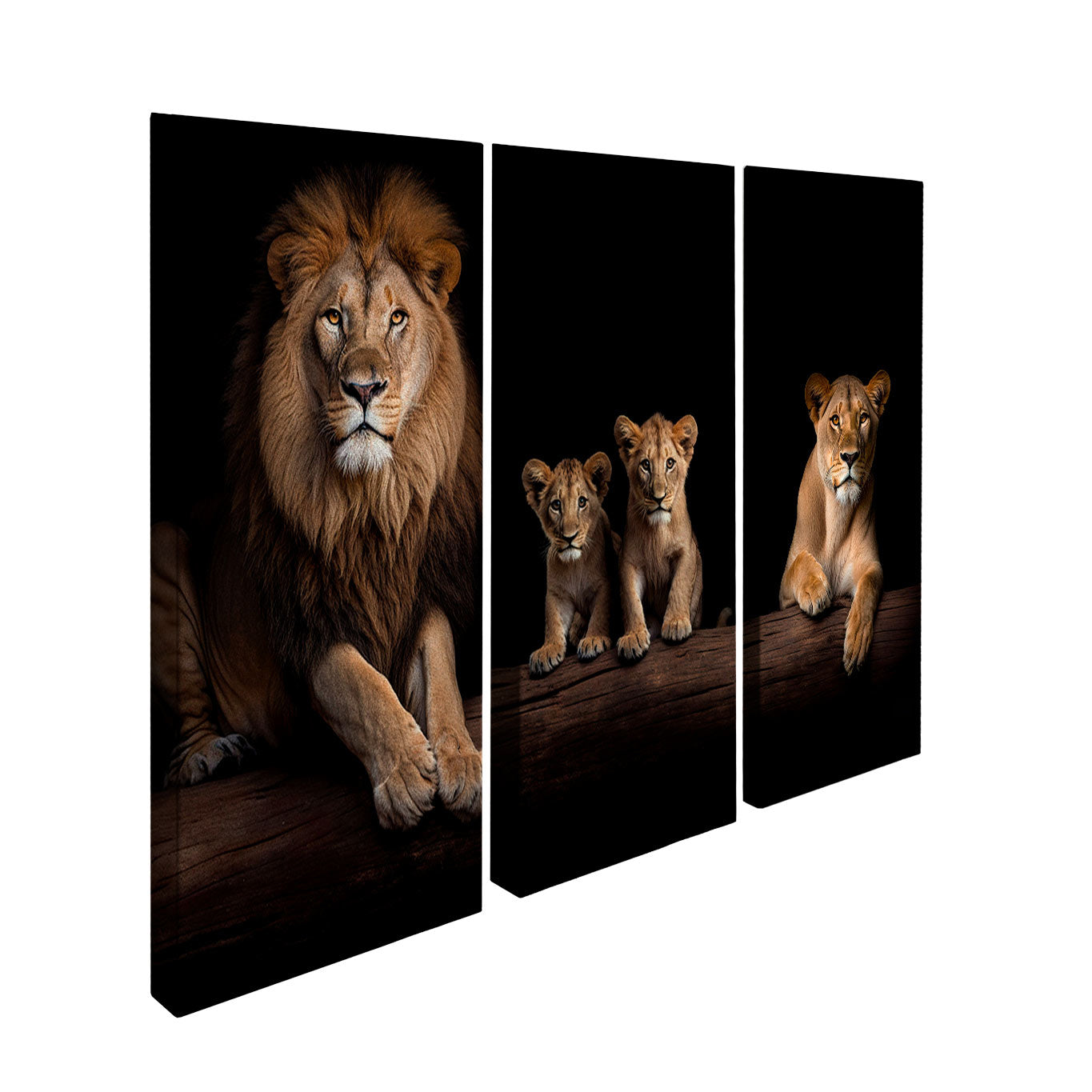 lion-family-portrati-3-peice-wall-art