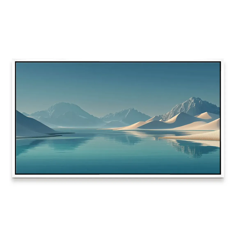 Calm desert scenery wall decor suitable for living rooms, bedrooms, or offices