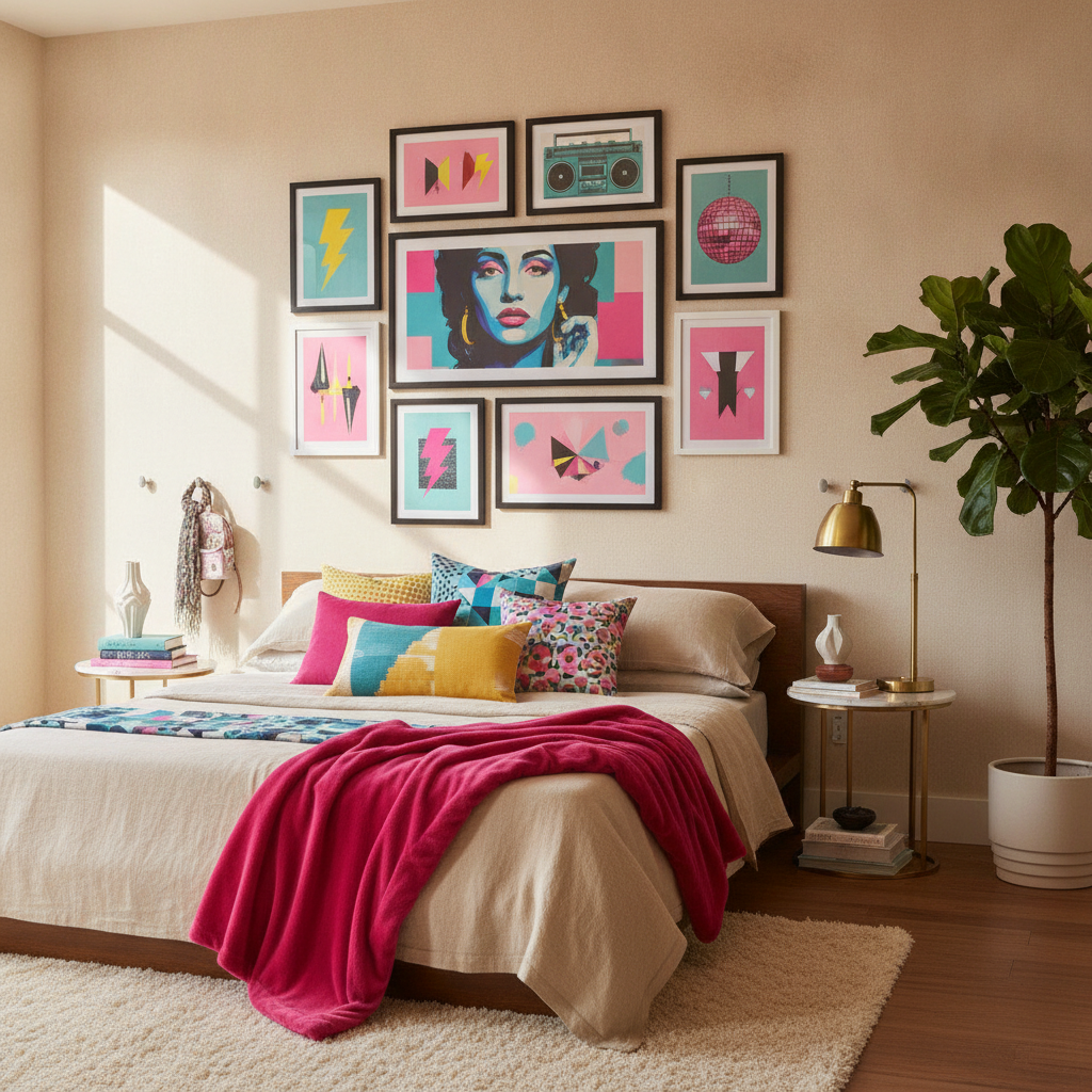 Pop Art Gallery Wall Ideas for Teens: Dorm-Ready Layouts, Color Palettes & Shopping Picks