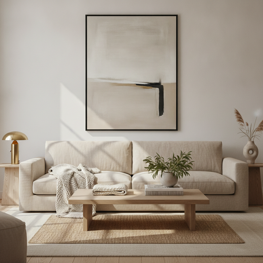 10 Modern Wall Art Ideas for a Minimalist Living Room — Styling Tips, Size & Color Guides + Curated Canvas & Framed Picks to Shop