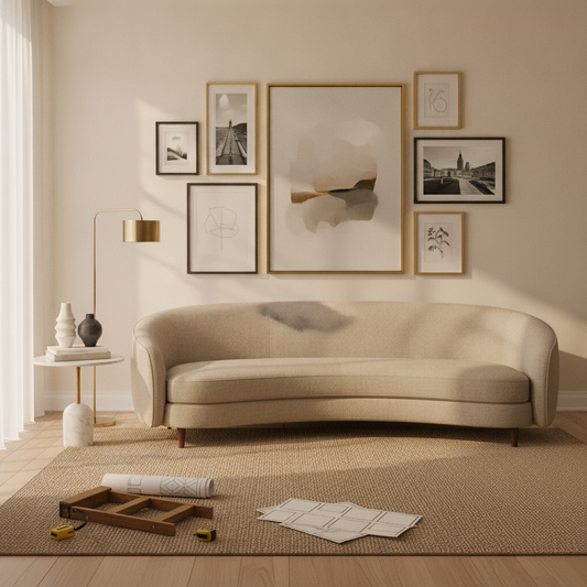 Gallery Wall Template: Step-by-Step Measurements, Layouts & Print Selection for Any Room