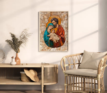 holy-family-mosaic-painting