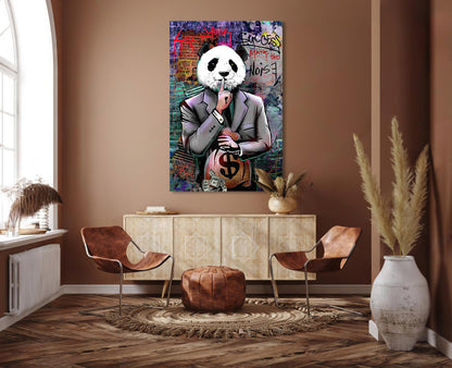 success-panda-graffiti-pop-canvas-print