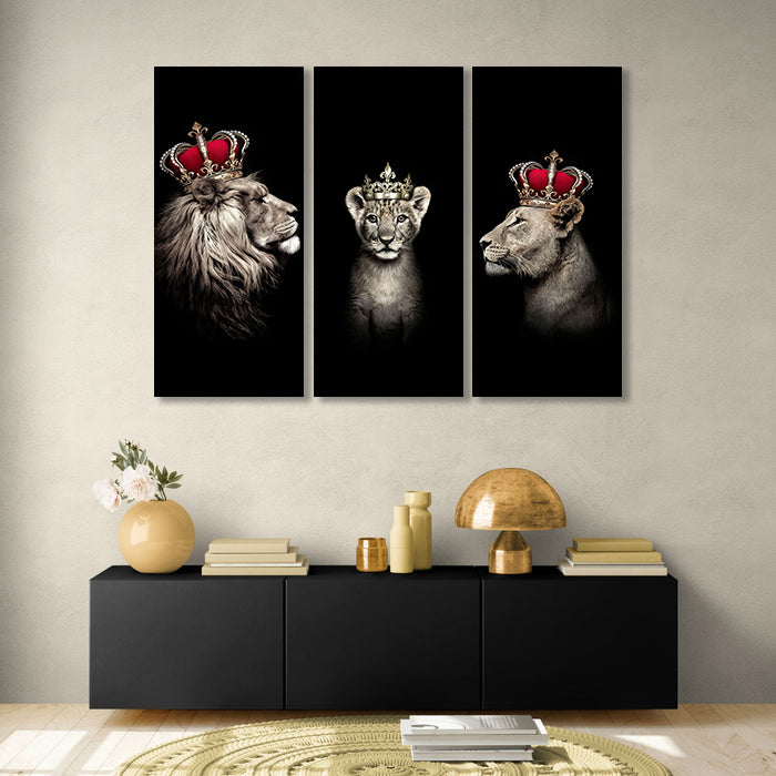 lion-king-royal-lion-family-canvas-print