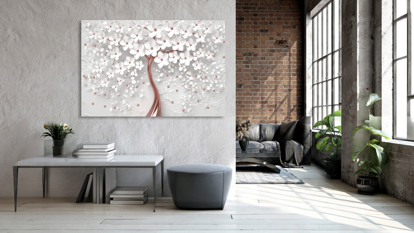 Tree of Life Blossom Floral Art Painting