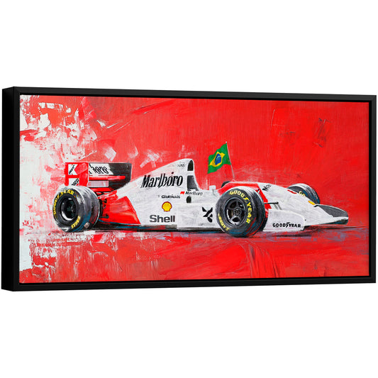 McLaren MP4/4 Frame – Tribute to Ayrton Senna & Racing Legacy