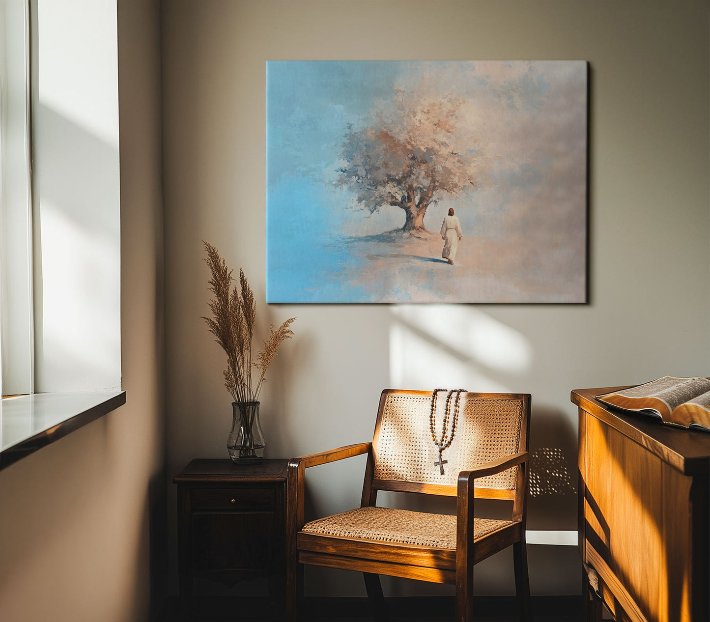 Jesus and the Tree of Faith Painting