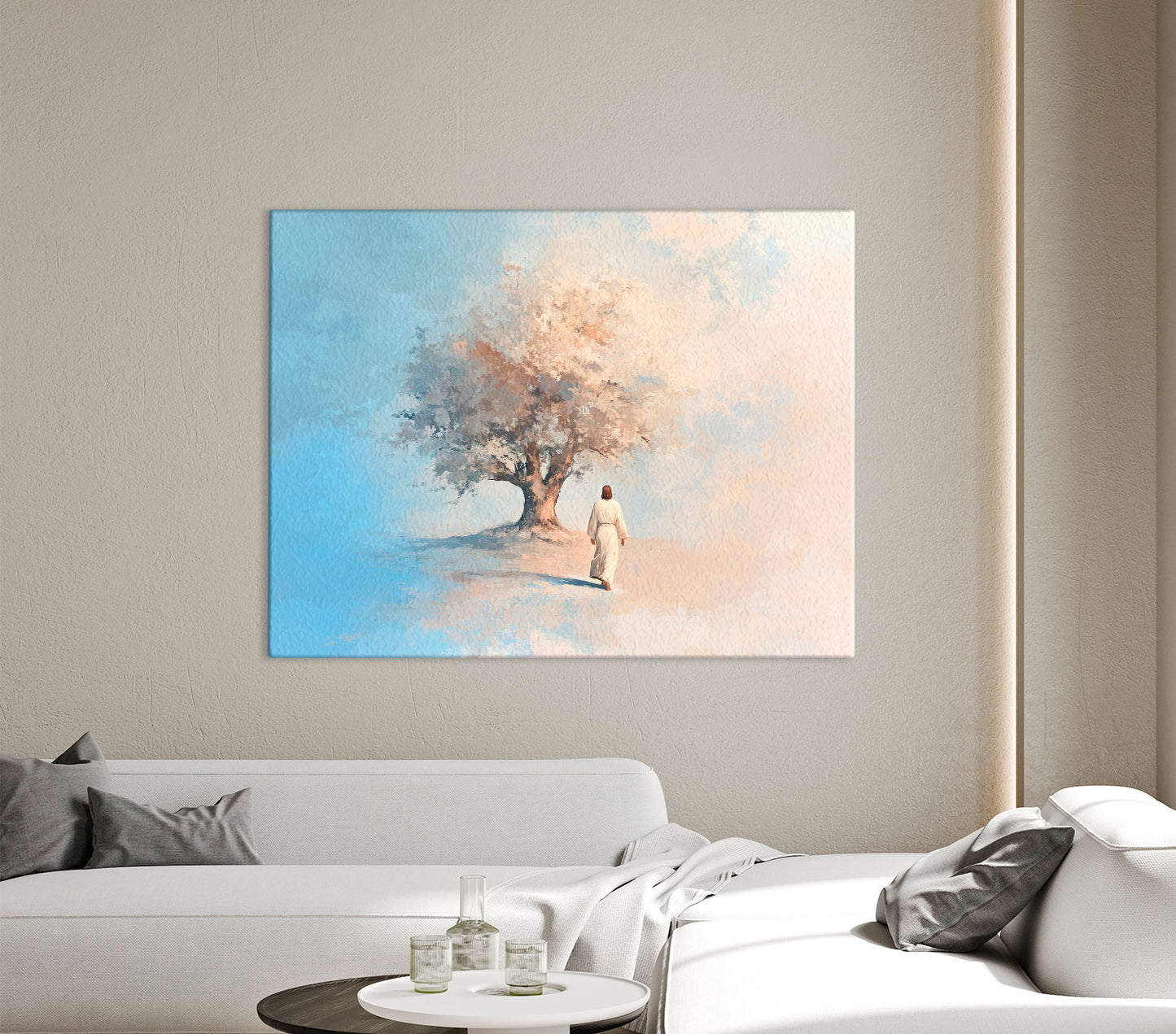 Jesus and the Tree of Faith Painting