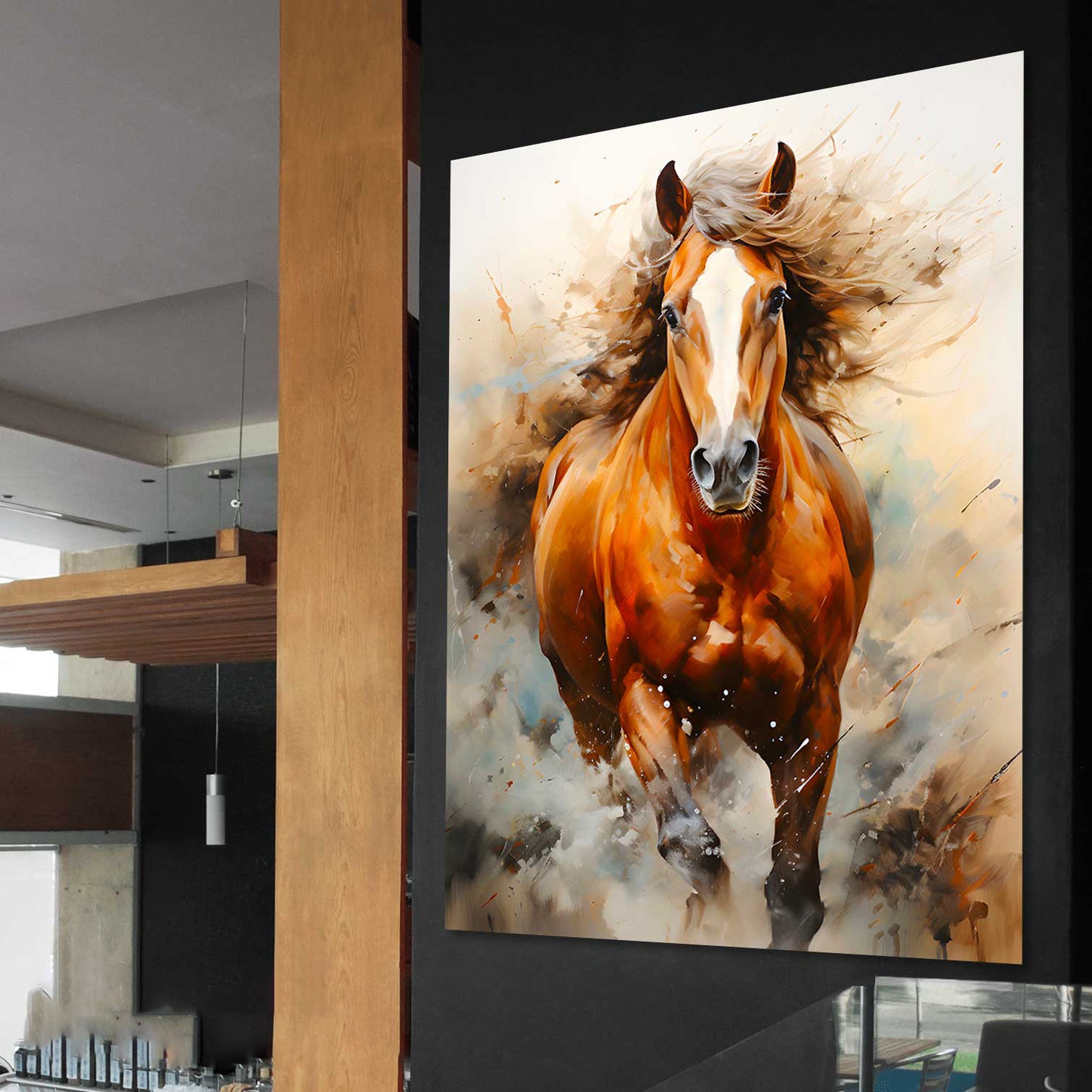 running-horse-modern-canvas-print