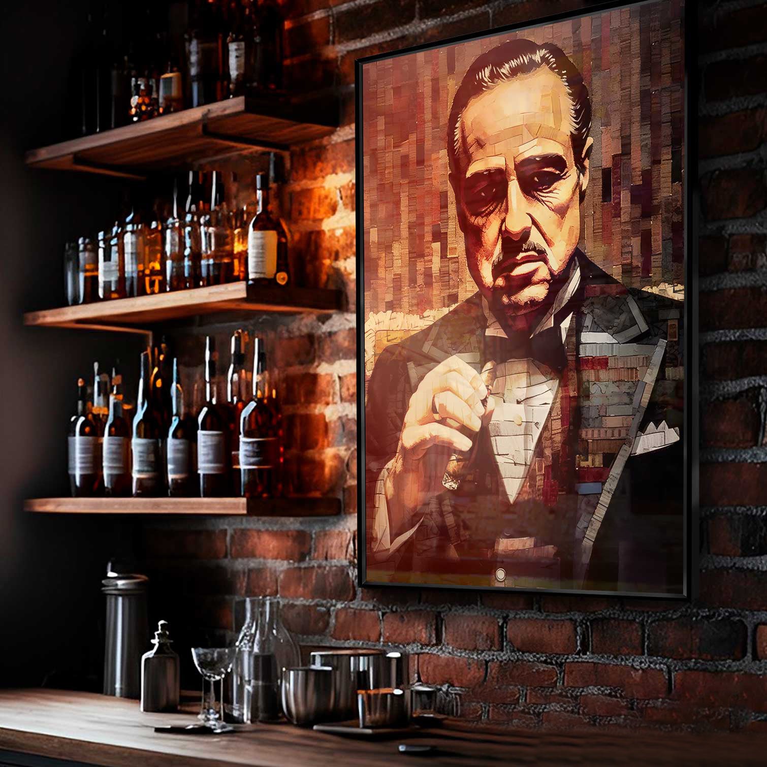 Godfather Mafia Movie Wall Art