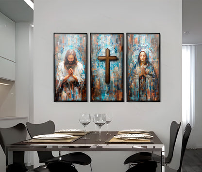 jesus-and-mary-abstract-grid-canvas-print