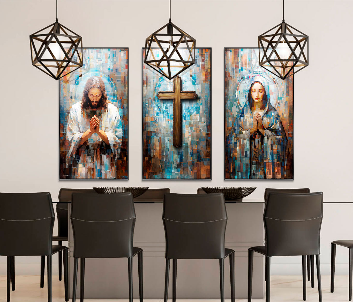 jesus-and-mary-abstract-grid-canvas-print