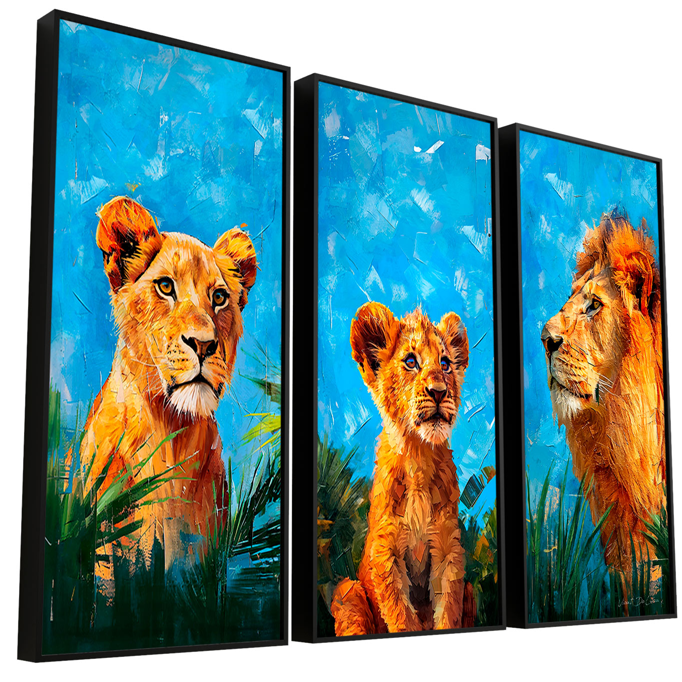 lion-family-safari-animals-canvas-print