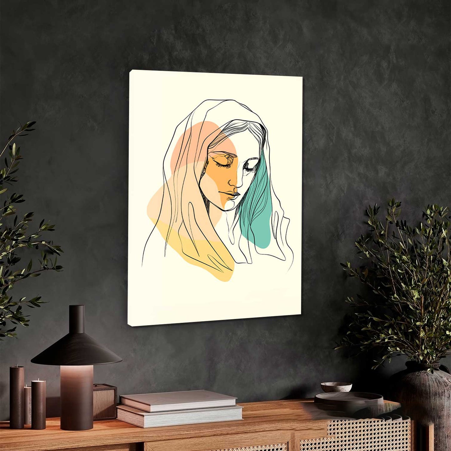 boho-style-mary-wall-art