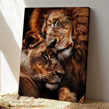 lion-and-lioness-couple-love-canvas-print