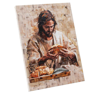 jesus-with-a-bread-abstract-sacred-wall-art