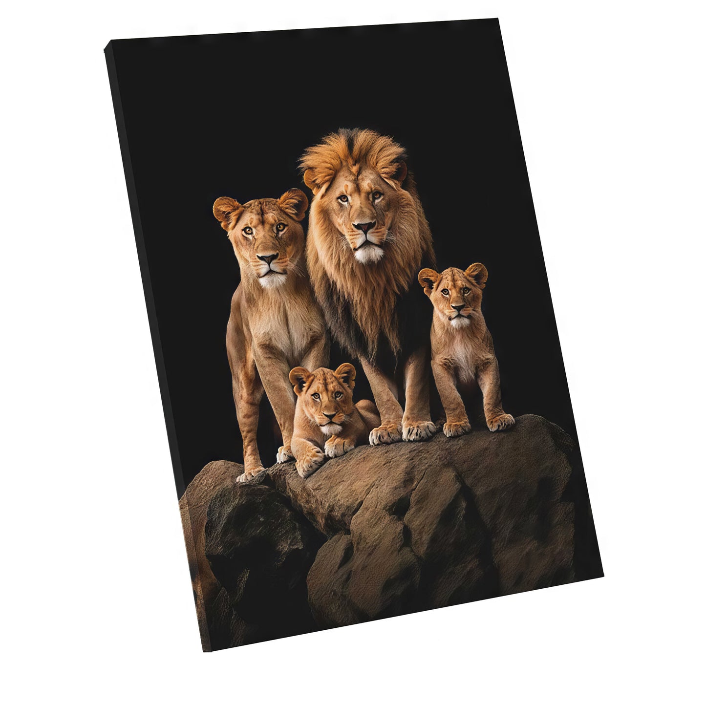 roaring-lion-family-canvas-print