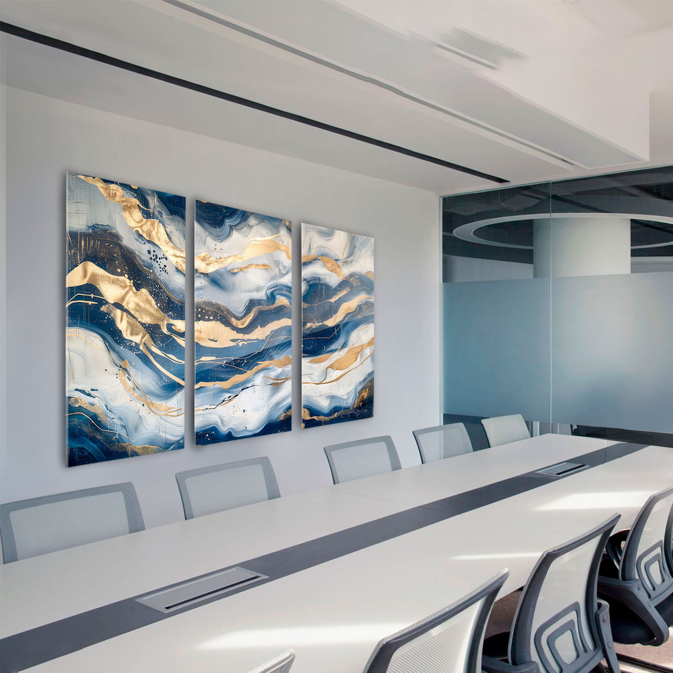 abstract-sapphire-waves-painting-3-pieces