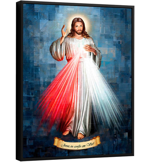 merciful-jesus-abstract-grid-art-painting