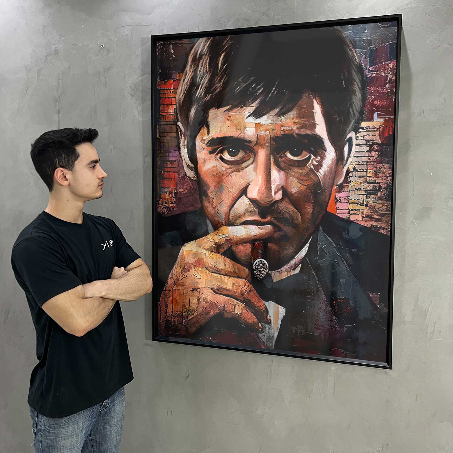 tony-montana-scarface-pop-art-graffiti-painting