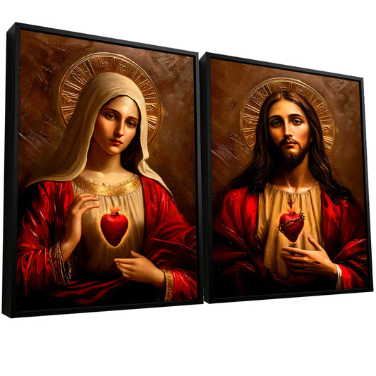 sacred-heart-of-jesus-and-the-immaculate-heart-of-mary-painting