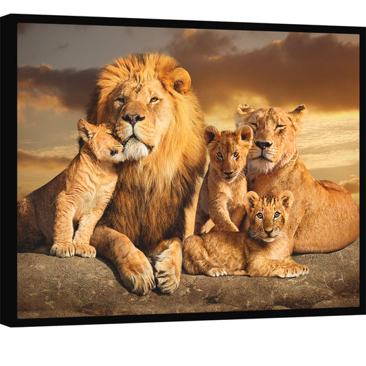 lion-family-wall-art-canvas-print