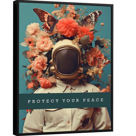 astronaut-in-peace-floral-canvas-print