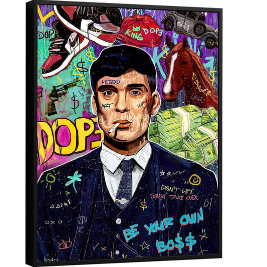 Thomas Shelby Street Art Canvas Print