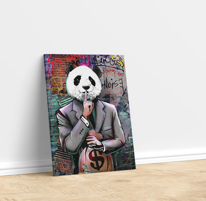 success-panda-graffiti-pop-canvas-print