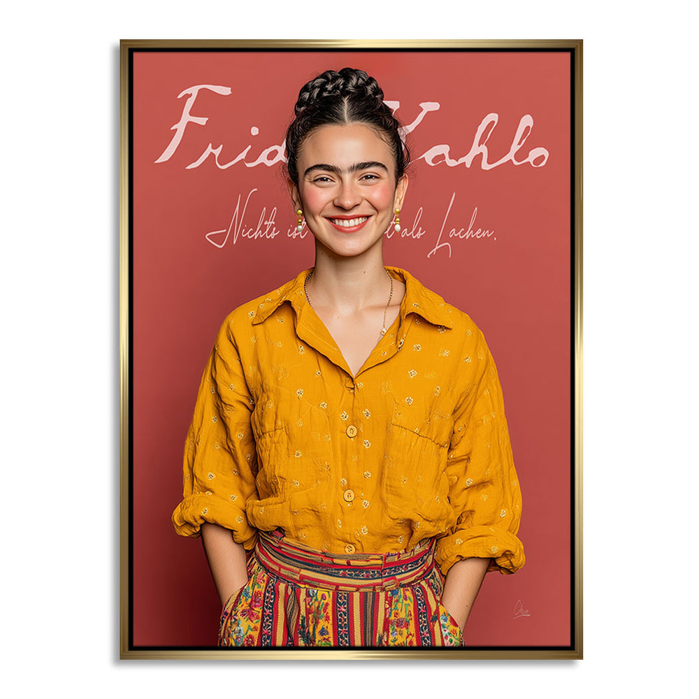 Frida's Laughter Canvas Wall Art for Boho Rooms - Image 7