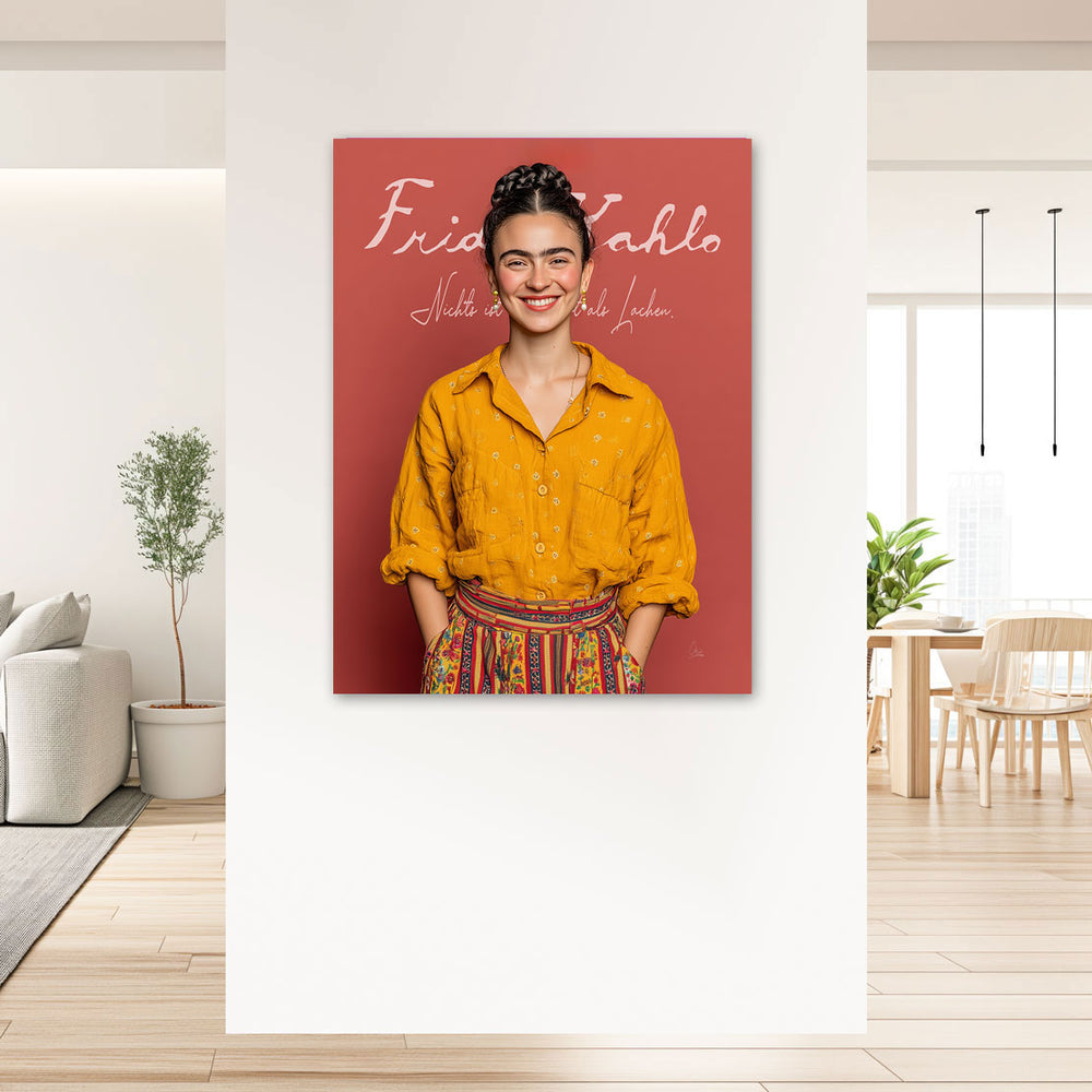 Terracotta background and bold colors ideal for eclectic living room walls
