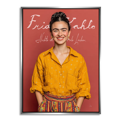 Frida's Laughter Canvas Wall Art for Boho Rooms - Image 6
