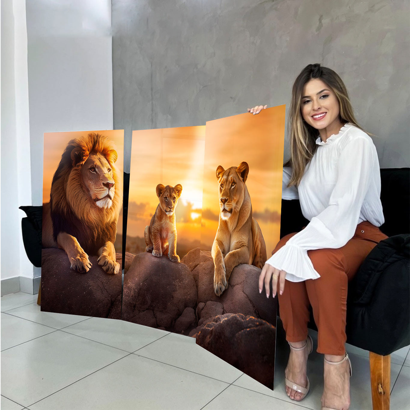 lion-family-3-peice-wall-art