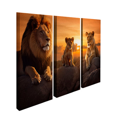 lion-family-3-peice-wall-art