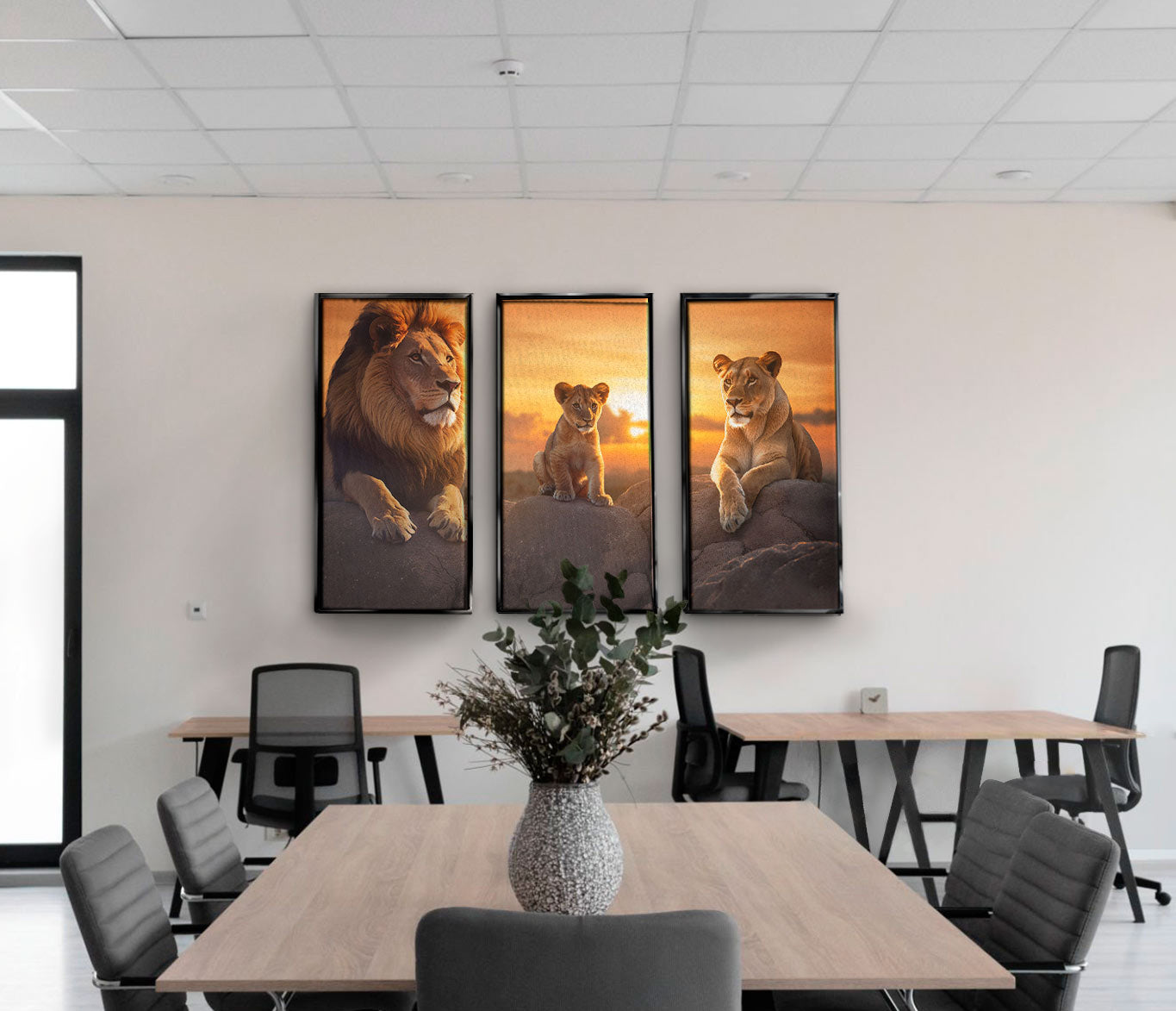 lion-family-3-peice-wall-art