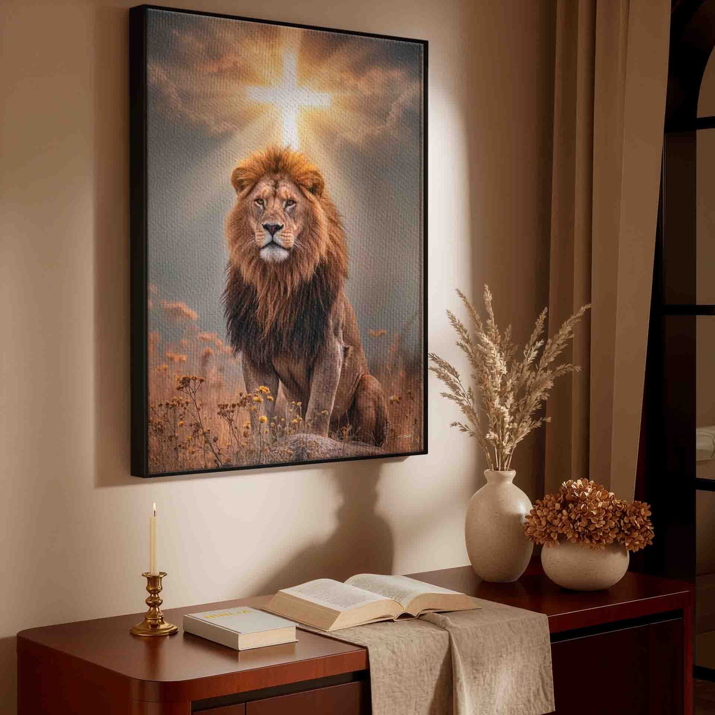 Ideal wall art for traditional, rustic, or modern decor in living spaces.