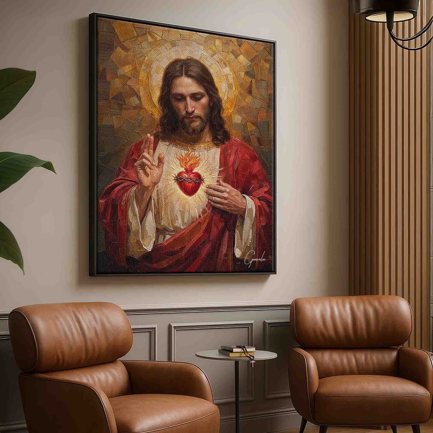 Artwork designed to complement both traditional and contemporary home decor.